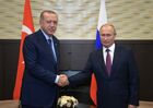 Президент РФ В. Путин встретился с президентом Турции Т. Эрдоганом