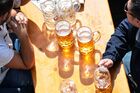 Открытие фестиваля пива "Октоберфест"