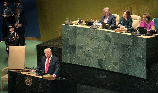 Заседание Генассамблеи ООН