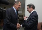 Министр иностранных дел РФ Сергей Лавров (слева) и президент Кипра Никос Анастасиадис во время встречи на полях Генеральной Ассамблеи Организации Объединенных Наций в Нью-Йорке. Место: США, Нью-Йорк. Автор: Роман Махмутов. Заседание Генассамблеи ООН
