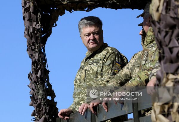 Учения Вооруженных сил Украины на побережье Азовского моря