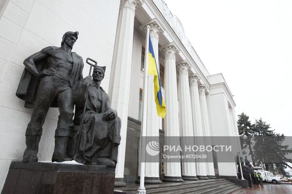 Заседание Верховной рады Украины