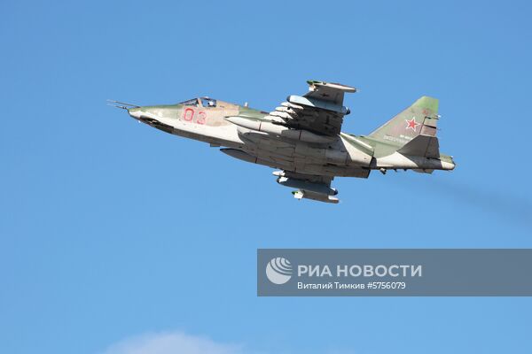 Летно-тактические учения на Су-25СМ3