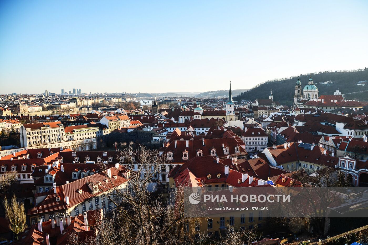 Вид на Прагу. Место: Чехия, Прага. Автор: Алексей Витвицкий/РИА Новости. Города мира. Прага