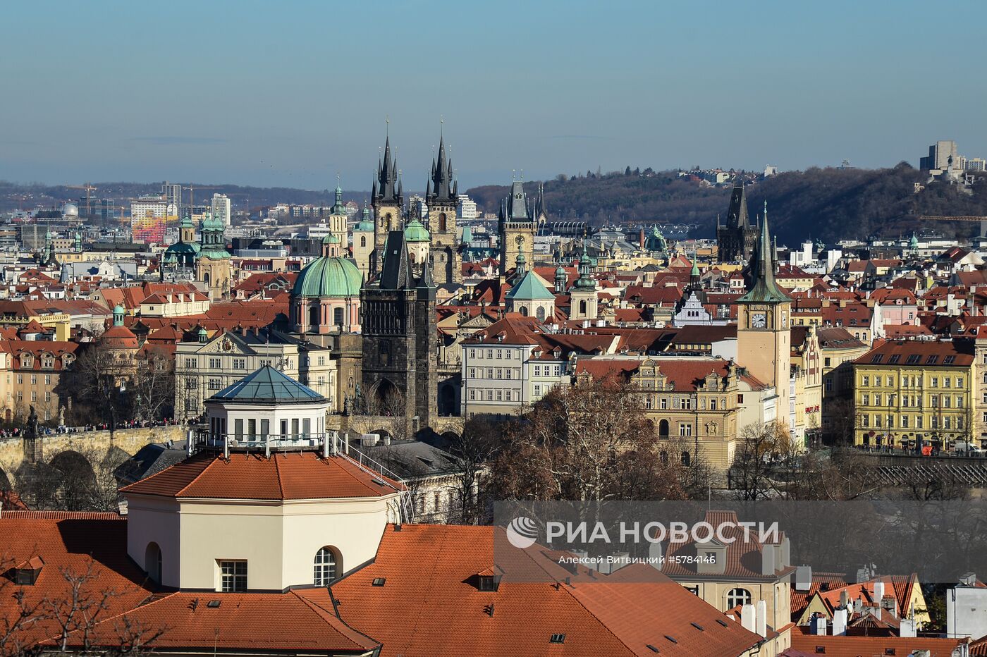 Вид Праги. Место: Чехия, Прага. Автор: Алексей Витвицкий/РИА Новости. Города мира. Прага