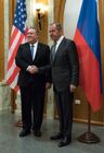 Встреча главы МИД РФ С. Лаврова с госсекретарем США М. Помпео