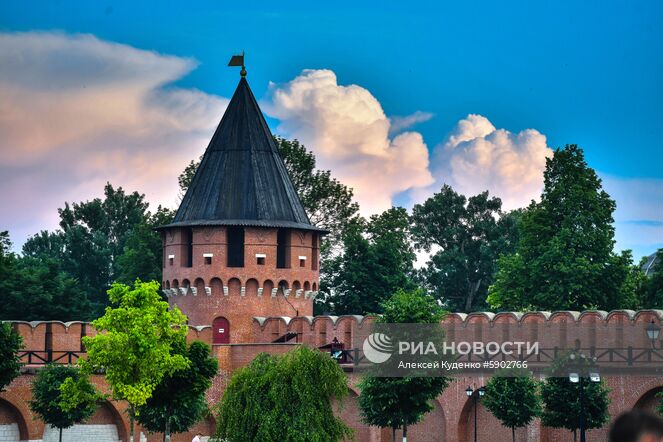 Ивановская (Тайницкая) башня Тульского кремля. Место: Россия, Тула. Автор: Алексей Куденко/РИА Новости. Города России. Тула