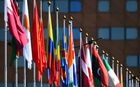 Государственные флаги во время Петербургского международного экономического форума 2019 (ПМЭФ-2019). Место: Россия, Санкт-Петербург. Автор: Владимир Астапкович/РИА Новости. Петербургский международный экономический форум. День первый