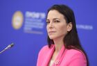 Ректор Российского государственного социального университета Наталья Починок на сессии "Реализация социальных гарантий: партнерство государства и общества" в рамках Петербургского международного экономического форума 2019 (ПМЭФ-2019). Место: Россия, Санкт-Петербург. Автор: Илья Питалев/РИА Новости. Петербургский международный экономический форум. День первый