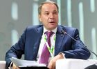Заместитель председателя правления ПАО "Сбербанк" Станислав Кузнецов на сессии "Цифровые границы: как построить защиту в транспарентном мире?" в рамках Петербургского международного экономического форума 2019 (ПМЭФ-2019). Место: Россия, Санкт-Петербург. Автор: Евгений Биятов/РИА Новости. Петербургский международный экономический форум. День первый