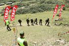 Военнослужащие РФ во время соревнований на звание лучшего высокогорного подразделения Вооруженных Сил РФ "Эльбрусское кольцо - 2019" в спортивном центре "Терскол" в Кабардино-Балкарии в рамках подготовки к Армейским Международным играм. Место: Россия, Кабардино-Балкарская Республика. Автор: Ольга Смольская. Соревнования высокогорных подразделений ВС РФ "Эльбрусское кольцо - 2019"
