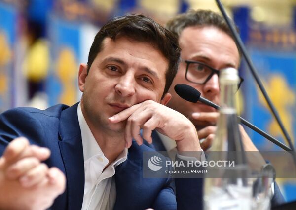 Рабочая поездка президента Украины В. Зеленского во Львов