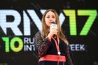 Директор по стратегическому планированию компании Tele2 Светлана Скворцова выступает на форуме "Цифровая экономика: сегодня. Пост-информационное общество: завтра или послезавтра?" в рамках Russian Internet Week (Неделя российского интернета / RIW) в центральном выставочном комплексе "Экспоцентр" в Москве. Место: Россия, Москва. Автор: Рамиль Ситдиков/РИА Новости. RIW - 2017. День первый