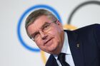 Президент Международного олимпийского комитета Томас Бах на пресс-конференции по итогам заседания исполкома МОК в Лозанне. Место: Швейцария, Лозанна. Автор: Антон Денисов/РИА Новости. Заседание Исполнительного совета МОК
