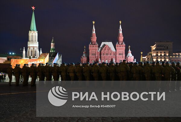 Репетиция парада Победы на Красной площади