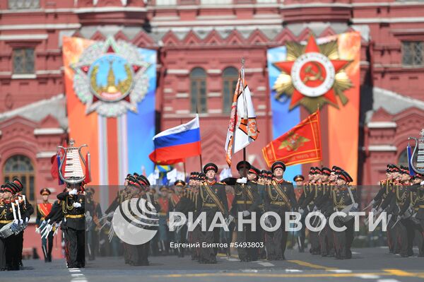 Военный парад, посвящённый 73-й годовщине Победы в ВОВ