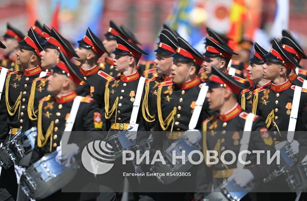 Военный парад, посвящённый 73-й годовщине Победы в ВОВ