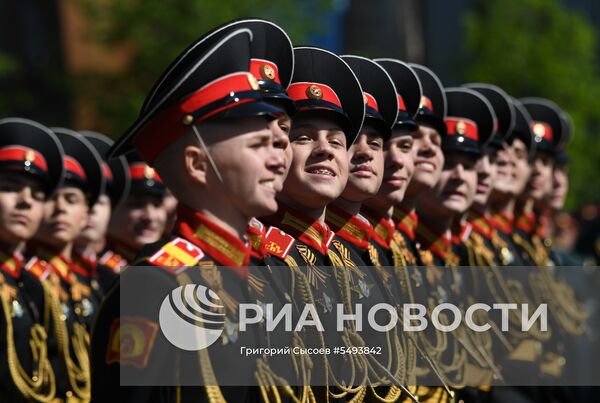Военный парад, посвящённый 73-й годовщине Победы в ВОВ