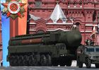 Транспортно-пусковой контейнер комплекса РС-24 "Ярс" на военном параде, посвященном 73-й годовщине Победы в Великой Отечественной войне 1941-1945 годов. Место: Россия, Москва. Автор: Григорий Сысоев/РИА Новости. Военный парад, посвящённый 73-й годовщине Победы в ВОВ