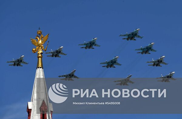 Военный парад, посвящённый 73-й годовщине Победы в ВОВ