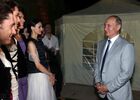 4 августа 2018. Президент РФ Владимир Путин с солистами балета во время посещения вечера-открытия фестиваля под открытым небом "Опера в Херсонесе".
Место: Россия, Севастополь. Автор: Михаил Климентьев/РИА Новости. Президент РФ В. Путин посетил фестиваль "Опера в Херсонесе" в музее-заповеднике "Херсонес Таврический"