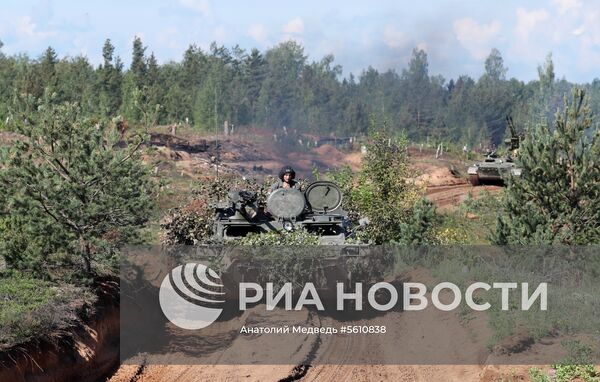 Российско-сербские учения в Ленинградской области