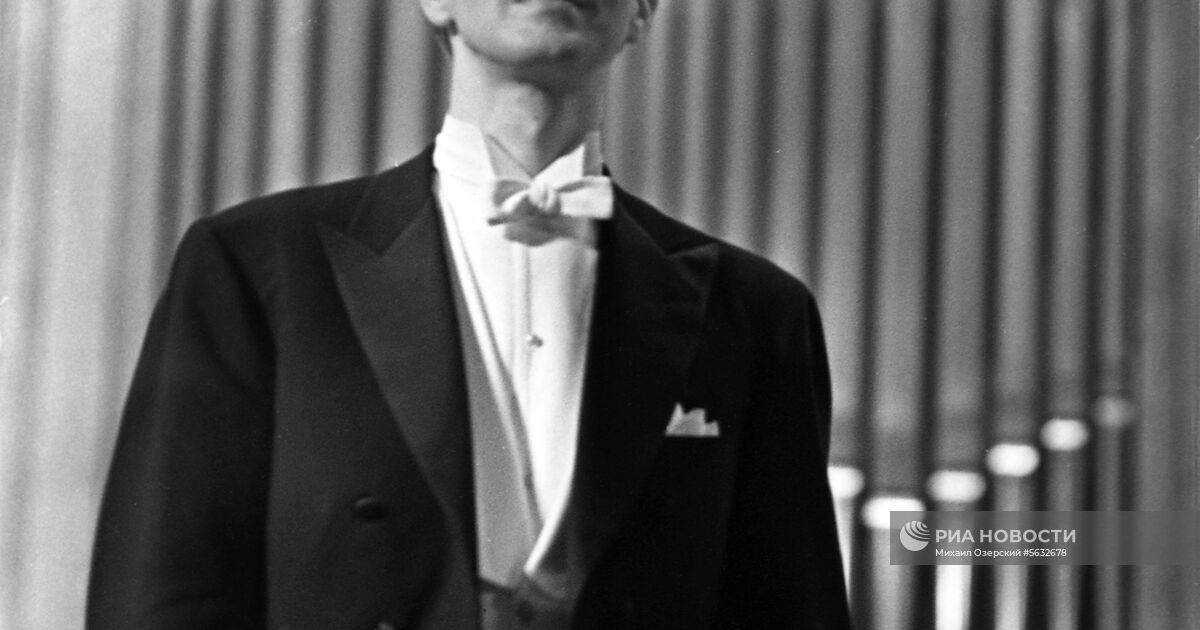 Американский пианист Ван Клиберн | Библиотека изображений "РИА Новости"