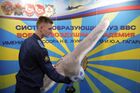 Макет беспилотника на стенде Военно-воздушной академии имени Н. Е. Жуковского и Ю. А. Гагарина на XXII Международной выставке «Интерполитех – 2018». Международная выставка средств обеспечения безопасности государства «Интерполитех» является крупнейшим в России выставочным форумом по безопасности. Место: Россия, Москва. Автор: Евгений Биятов/РИА Новости. Открытие XXII Международной выставки "Интерполитех – 2018"