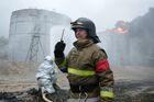 Пожарно-тактические учения по тушению нефтепродуктов