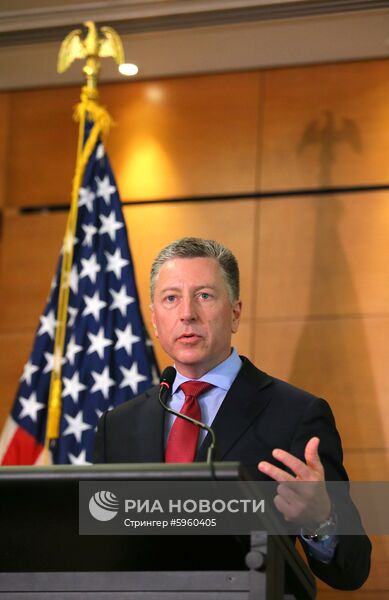 Пресс-брифинг спецпредставителя США на Украине Курта Волкера