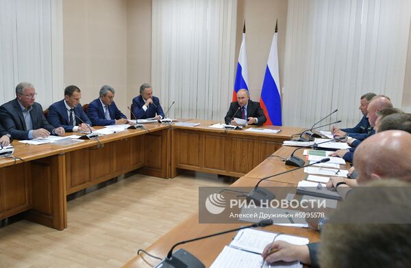 Рабочая поездка президента РФ В. Путина в Сибирский федеральный округ