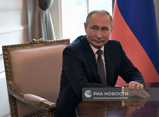 16 сентября 2019. Президент РФ Владимир Путин во время встречи с президентом Турции Реджепом Тайипом Эрдоганом. Место: Турция, Анкара. Автор: Алексей Никольский/РИА Новости. Рабочий визит президента РФ В. Путина в Турцию