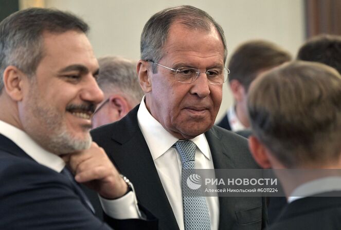 16 сентября 2019. Министр иностранных дел РФ Сергей Лавров перед началом российско-турецких переговоров в расширенном составе. Место: Турция, Анкара. Автор: Алексей Никольский/РИА Новости. Рабочий визит президента РФ В. Путина в Турцию