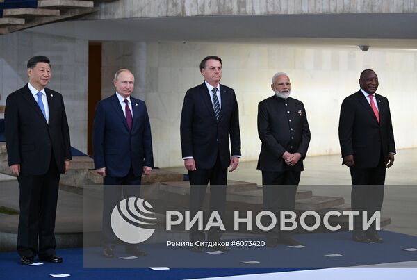 Президент РФ В. Путин на саммите БРИКС в Бразилии