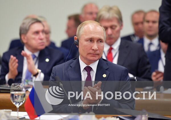 Президент РФ В. Путин на саммите БРИКС в Бразилии