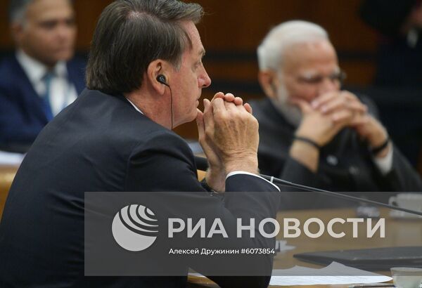 Президент РФ В. Путин на саммите БРИКС в Бразилии