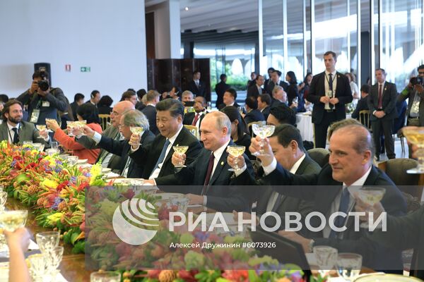 Президент РФ В. Путин на саммите БРИКС в Бразилии