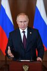 14 ноября 2019. Президент РФ Владимир Путин на пресс-конференции по итогам саммита БРИКС в Бразилии. Место: Бразилия, Бразилиа. Автор: Рамиль Ситдиков. Президент РФ В. Путин на саммите БРИКС в Бразилии