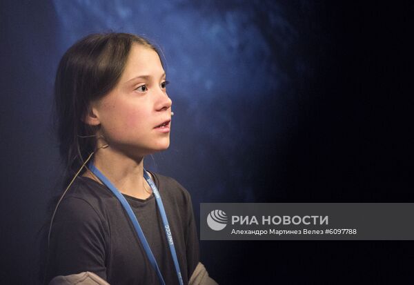 Акция протеста в Мадриде против климатических изменений