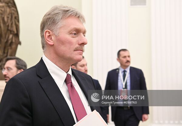 Президент РФ В. Путин встретился с президентом Турции Р. Эрдоганом