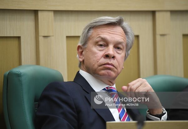 Заседание Совета Федерации РФ