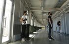 Разметка для соблюдения социальной дистанции при входе на стадион "Самара-Арена", где состоится матч 23-го тура чемпионата России по футболу среди клубов Премьер-лиги между командами ФК "Крылья Советов" (Самара) и ФК "Ахмат" (Грозный) со зрителями. Этим матчем возобновляется чемпионат России по футболу, который был приостановлен в середине марта из-за пандемии коронавируса. Место: Россия, Самара. Автор: Анна Шаймарданова/РИА Новости. Футбол. РПЛ. Матч "Крылья Советов" - "Ахмат"