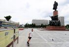 Сквер на Калужской площади в Москве. Место: Россия, Москва. Автор: Антон Денисов/РИА Новости. Благоустройство пешеходных зон на Садовом кольце