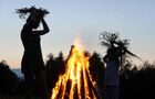Девушки на празднике Ивана Купалы на берегу залива Припяти в древнем белорусском Турове. Место: Белоруссия. Автор: Виктор Драчев/РИА Новости. Праздник Ивана Купалы в Белоруссии