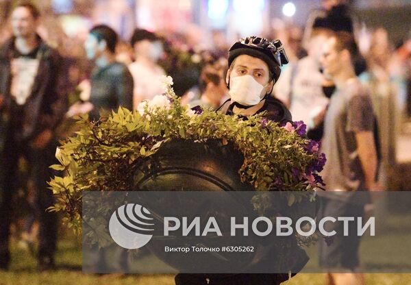 Протесты в Минске