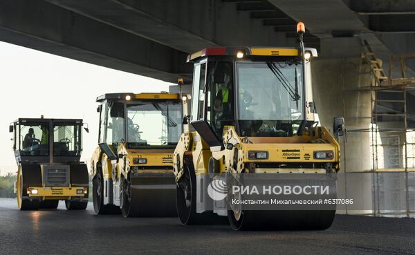 Строительство федеральной трассы "Таврида" в Крыму