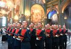 Военнослужащие во время праздничного богослужения по случаю прибытия мощей святителя Луки Крымского в Главный храм Вооруженных сил РФ. Место: Россия, Московская область. Автор: Григорий Сысоев. Прибытие мощей святителя Луки Крымского в Главный храм Вооруженных сил РФ