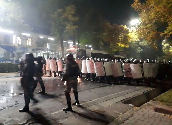 Протесты в Бишкеке