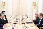 Глава МИД РФ С. Лавров встретился с главами МИД Армении и Азербайджана