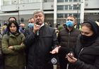 Антиправительственная акция националистов во Львове
